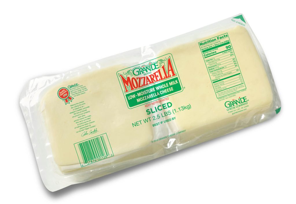 00126-Grande Mozzarella WM Sliced 2.5lb