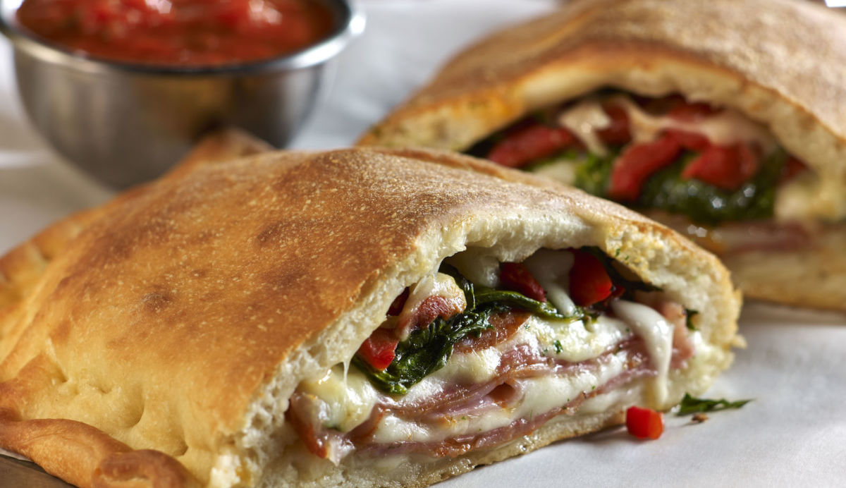 italian meat and cheese calzone