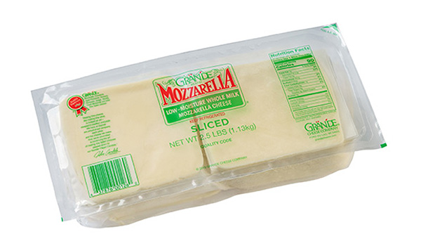 00126-Grande Mozzarella WM Sliced 2.5lb