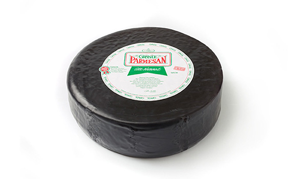 00875-Grande Parmesan Wheel Black Wax Approx. 24lb