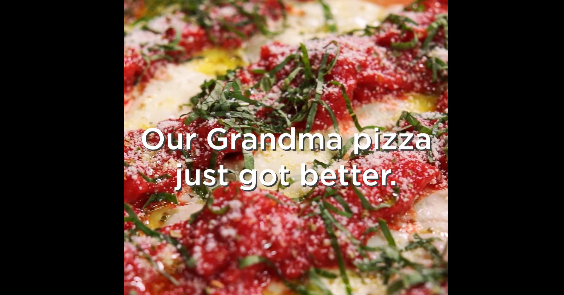 Preview of Grandma Pizza Video (Existing Menu Item)