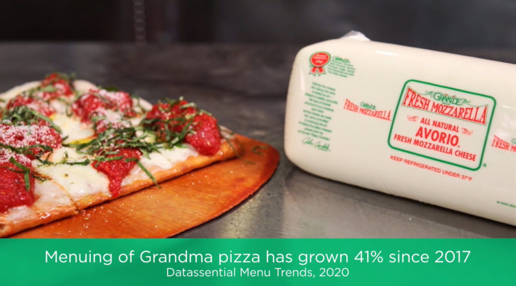 Grandma Pizza Featuring Grande Avorio